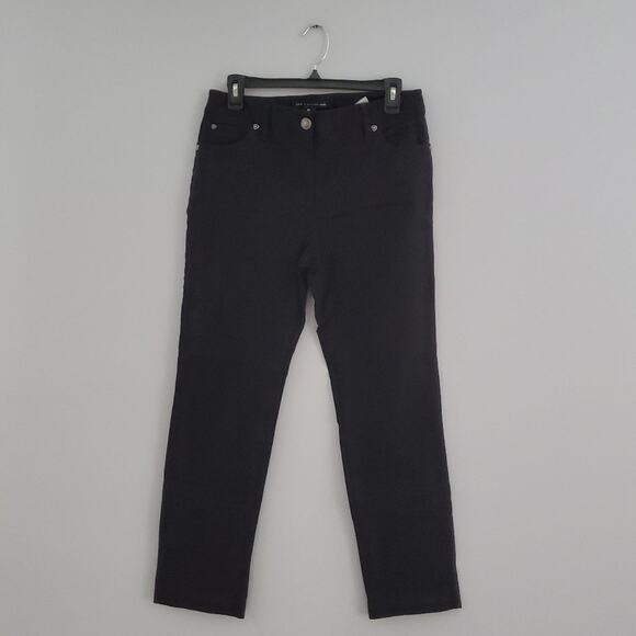 Zac & Rachel Black Straight Pants Size 10 Petite - Picture 1 of 10